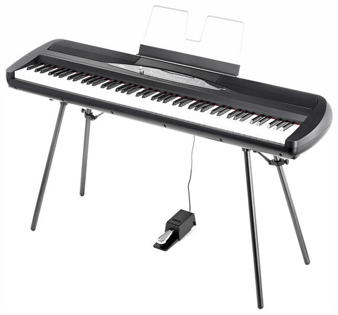 цифрового пианино Korg SP-280 белое и черное