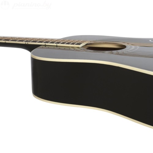 Гитара акустическая Epiphone PRO-1 Plus Acoustic Ebony-3