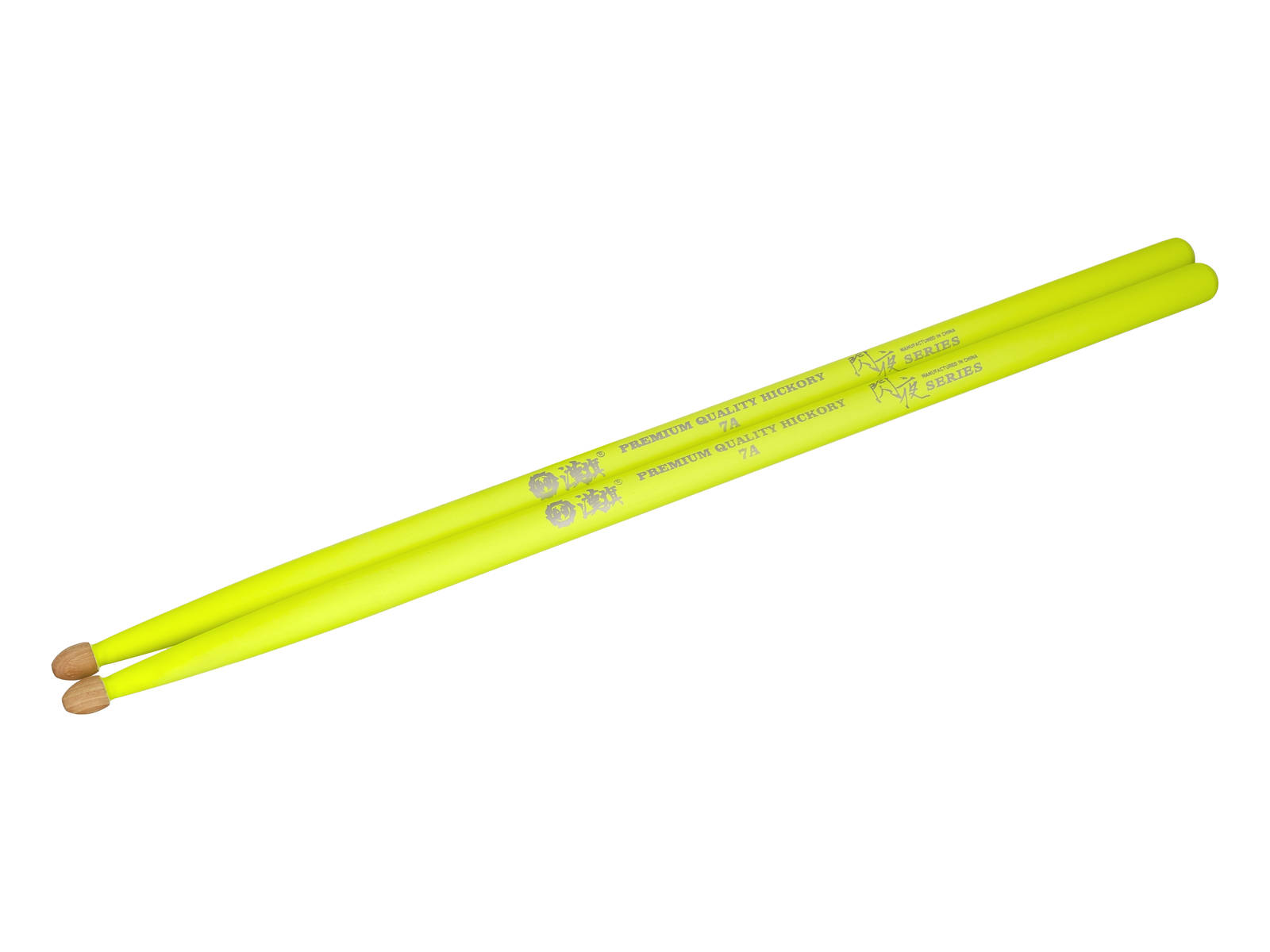 Барабанные палочки HUN Fluorescent Series 5A (орех гикори, желтые)