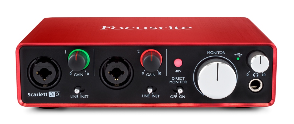 Звуковая карта Focusrite Scarlett 2i2 (2nd Gen)