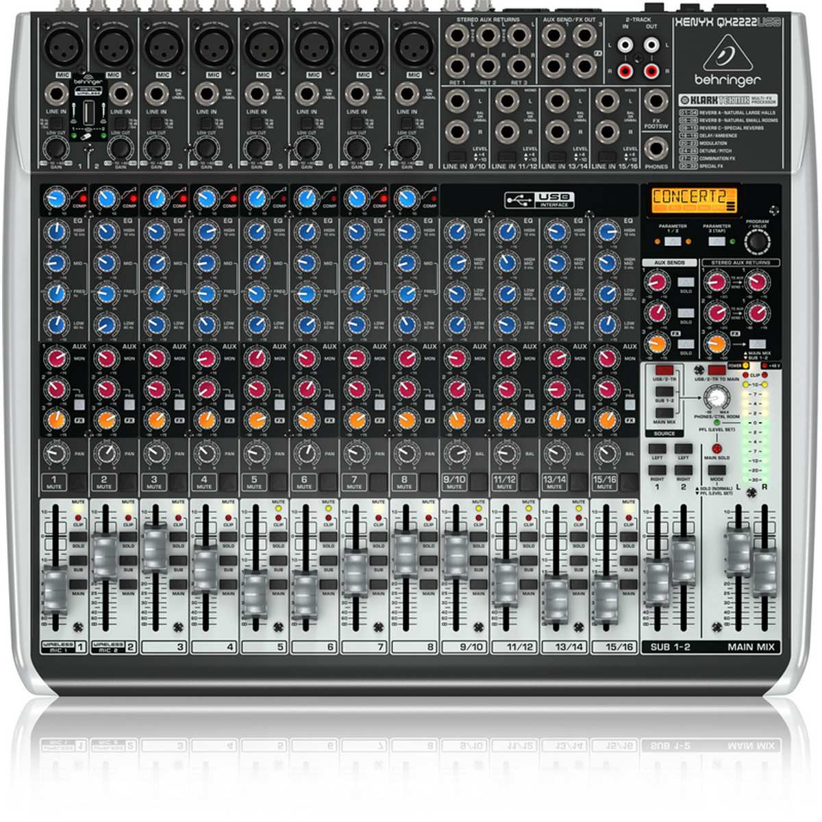 Микшерный пульт Behringer QX2222USB