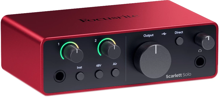 Звуковая карта Focusrite Scarlett Solo 4rd Gen