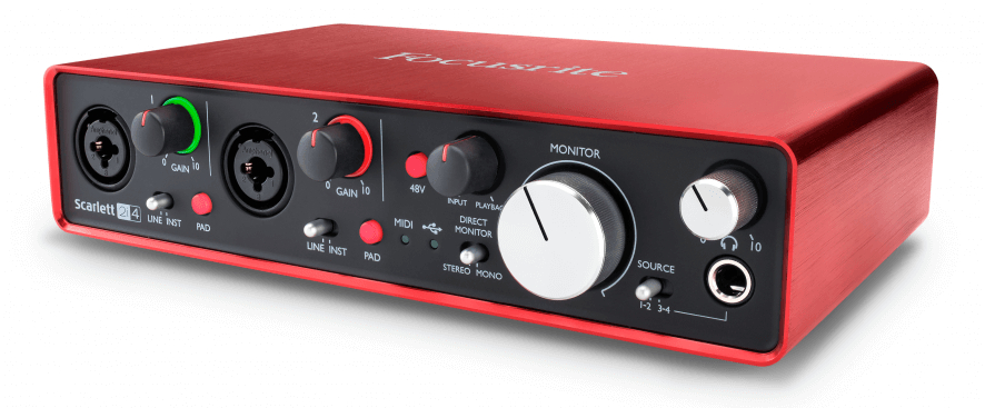 Звуковая карта Focusrite Scarlett 2i4 (2nd Gen)