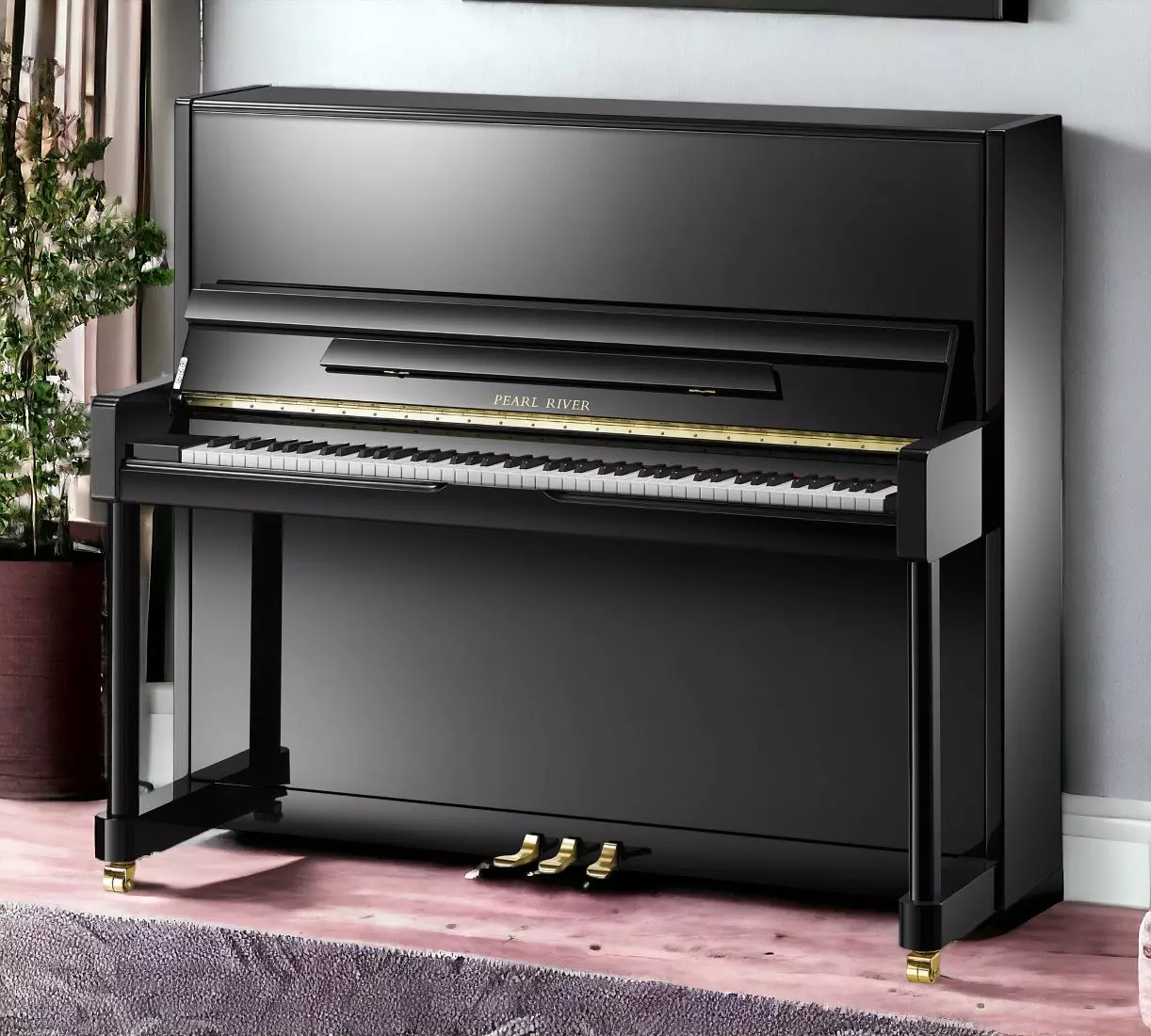 Акустическое пианино Pearl River QU1-EU131 BK