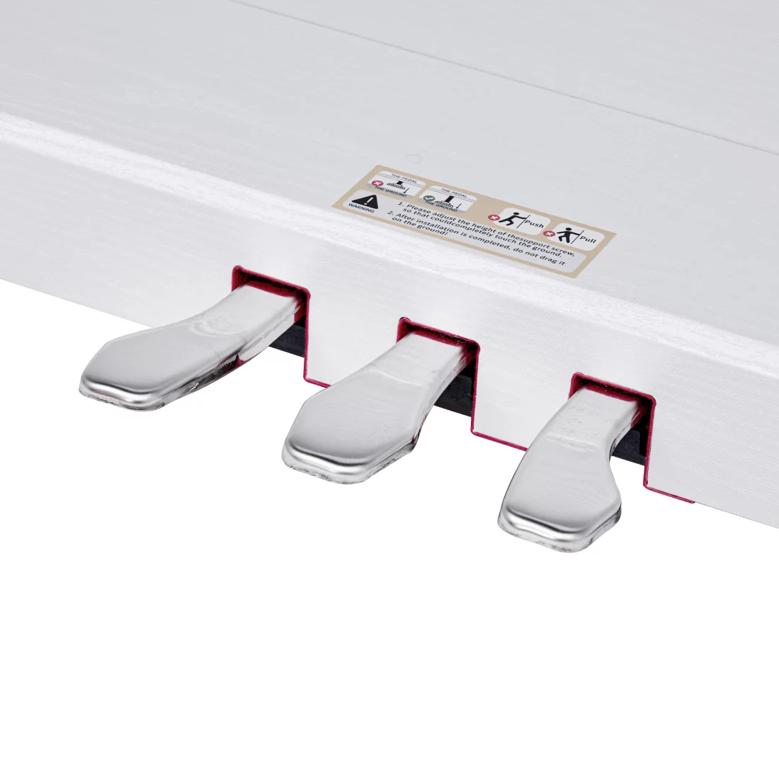 Комплект: Пианино PIANOVA MA-810 WH + Банкетка + Наушники