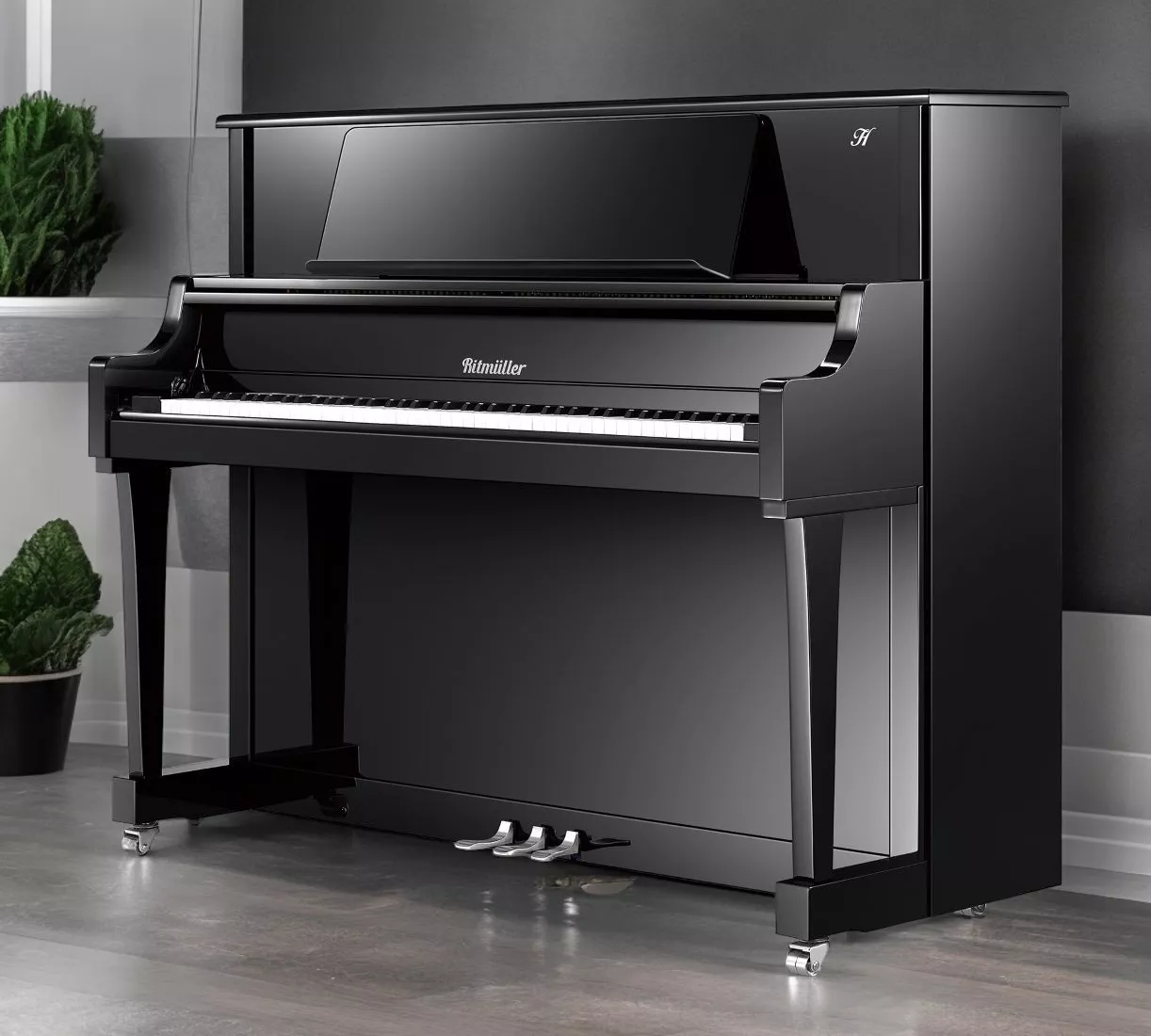 Пианино акустическое Ritmuller RSH121 BK