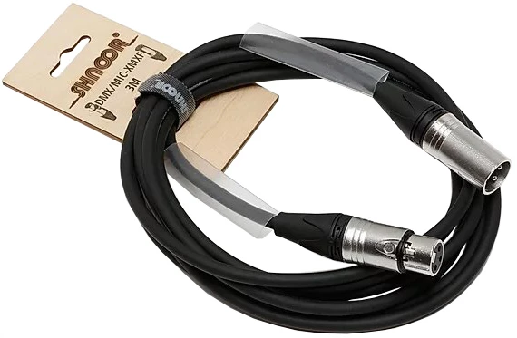 Кабель микрофонный DMX/MIC-XMXF-3m SHNOOR