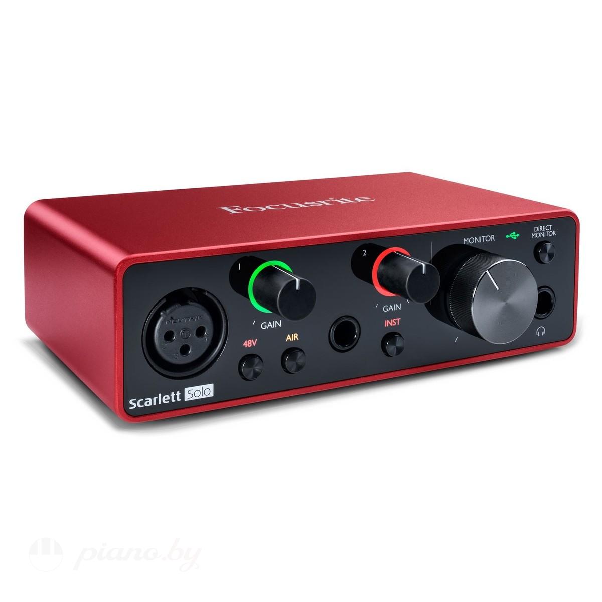 Звуковая карта Focusrite Scarlett Solo 3rd Gen