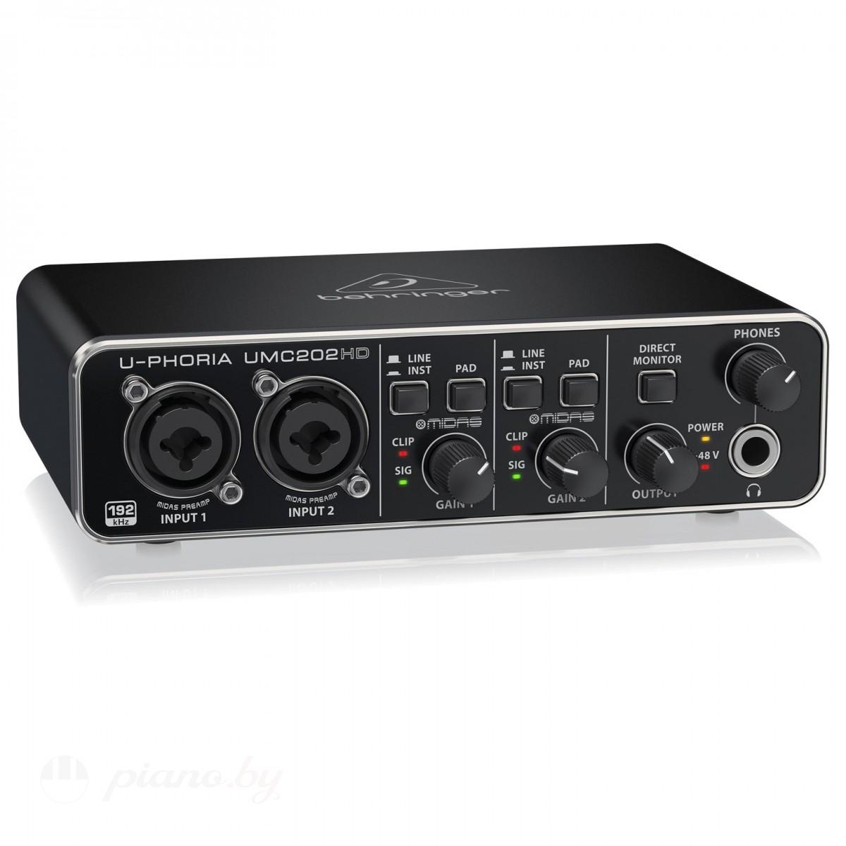 Звуковая карта Behringer UMC202HD