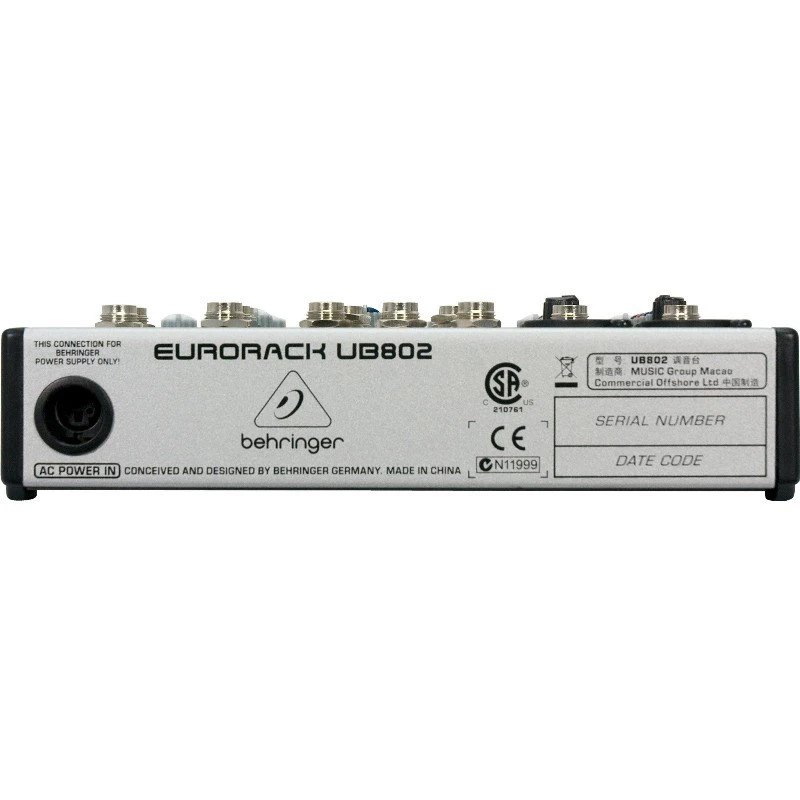 BEHRINGER EURORACK UB802 - 配信機器・PA機器・レコーディング機器