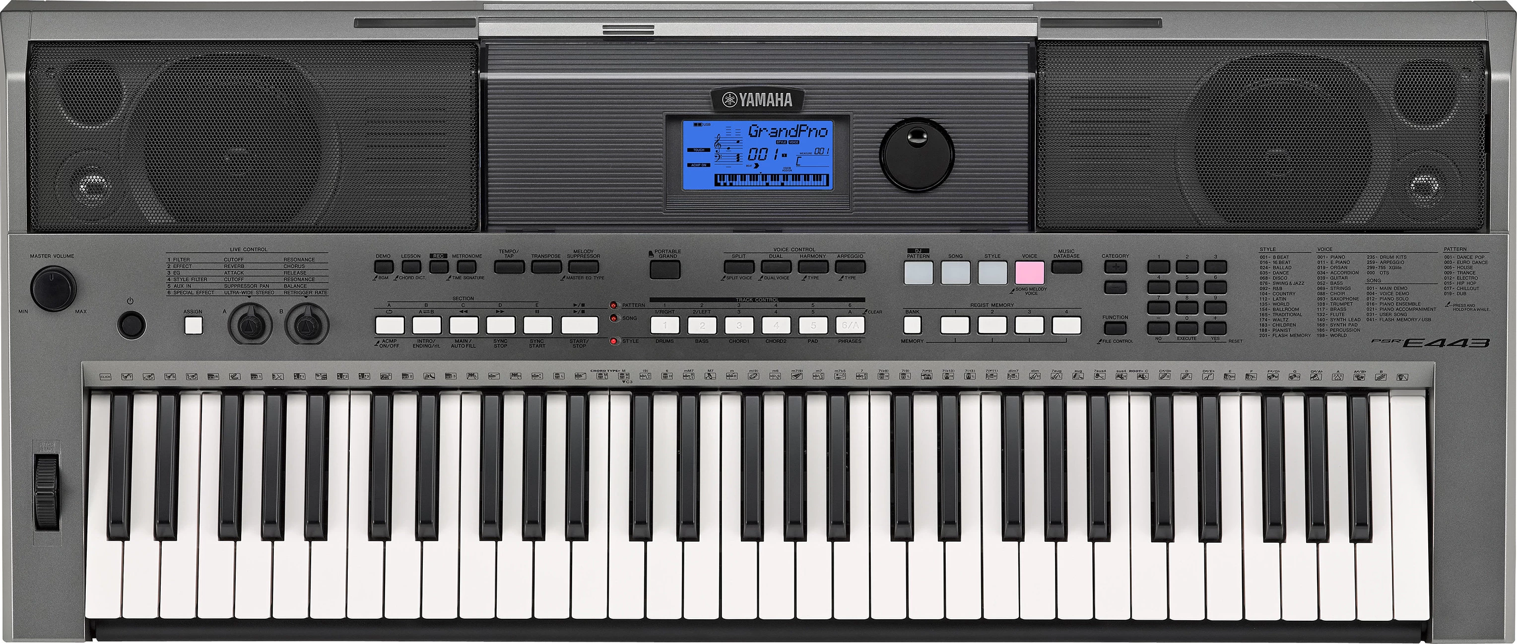 Синтезатор Yamaha (Ямаха) PSR-E443 купить в Минске, цена