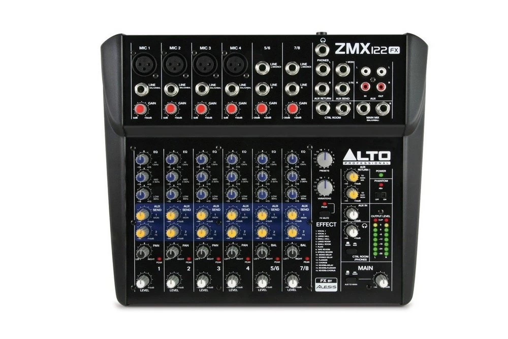 Микшерный пульт Alto ZMX122FX купить в Минске, цена, отзывы