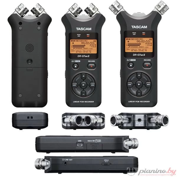 TASCAM DR-07 MK2 - マイク