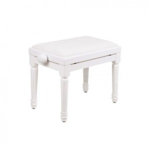 Банкетка для фортепиано Белая QP-5141 White