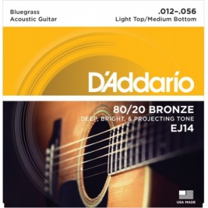Струны для акустических гитар D`addario EJ14