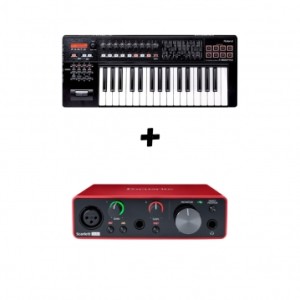 Комплект: Roland A-300PRO + Focusrite Scarlett Solo 3rd Gen