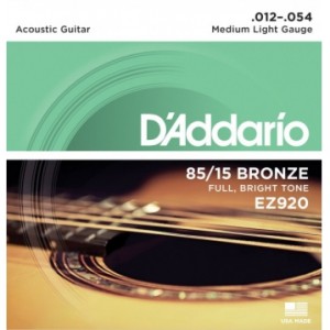 Струны для акустической гитары D`addario EZ920