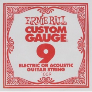 Струна для электро и акустических гитар Ernie Ball 1009