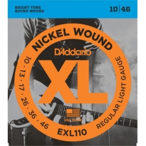 Струны для электрогитары D`addario EXL110 Regular Light 10-46