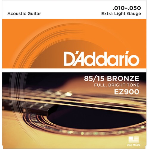 Струны для акустической гитары D'Addario EZ900 10-50