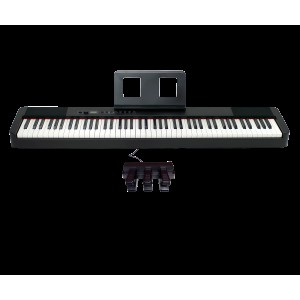 Цифровое пианино PIANOVA MA-70 BK + блок из трех педалей