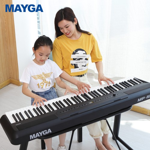 Цифровое пианино MAYGA MP-100 BK + Наушники