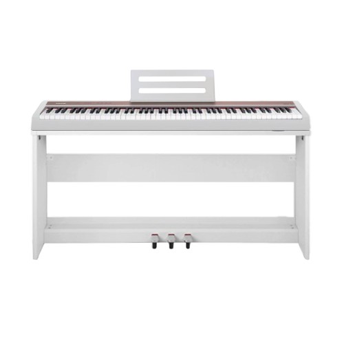 Пианино Nux NPK-10 WH + Стойка + Блок из 3х Педалей