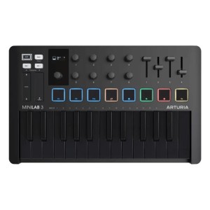 MIDI-клавиатура Arturia MiniLab 3 Deep Black