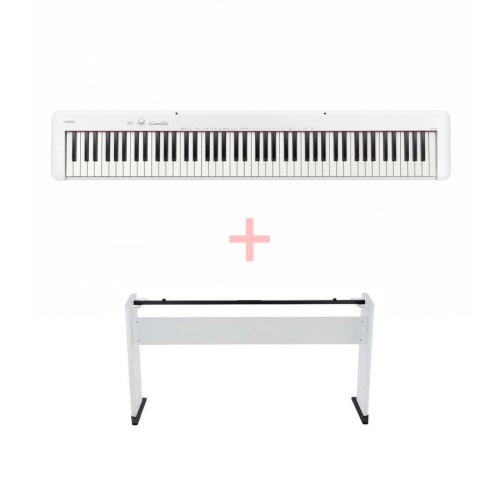 Комплект: пианино Casio CDP-S110we + стойка C-68
