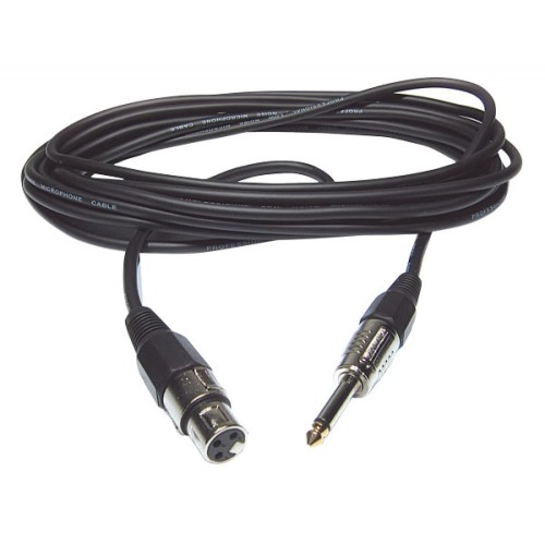 Микрофонный кабель Hilec XLR F-Jack 6,35 mono