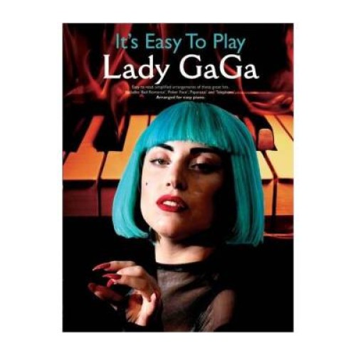 Книга с нотами для фортепиано Леди Гага