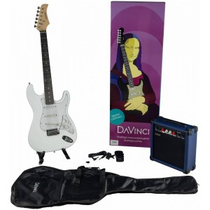 Электрогитара DAVINCI SET-100 WH (Комплект!)