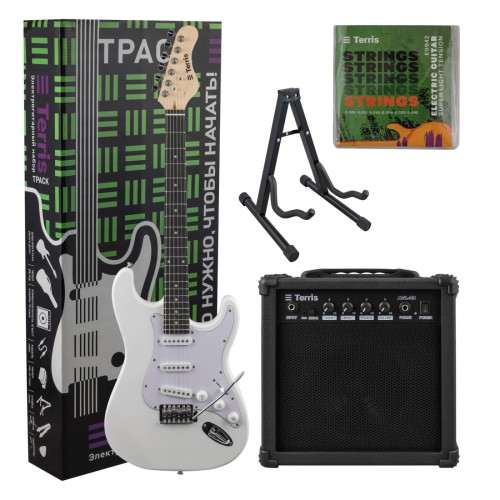 Электрогитара TERRIS TPACK-TST-040 WH (Комплект!)