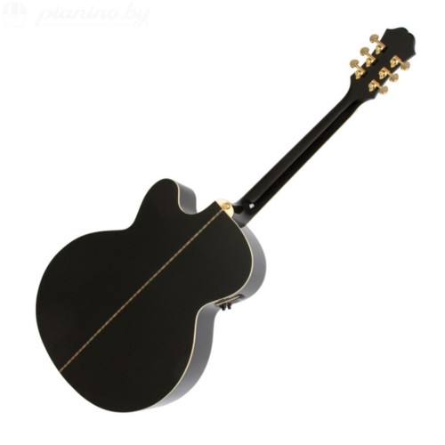 Гитара акустическая Epiphone EJ-200CE Black GLD-2