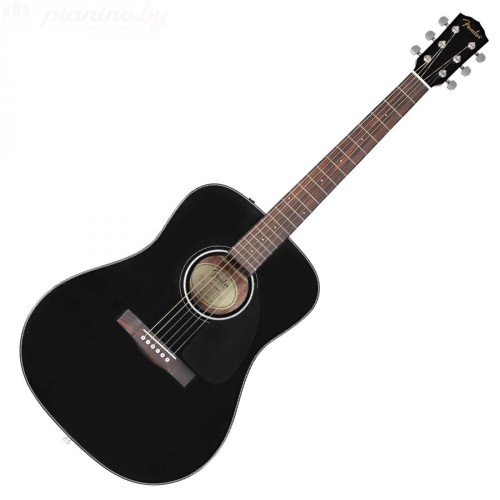 Гитара акустическая Fender CD-60 Dread V3 Black with case-1