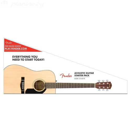 Гитара акустическая Fender CD-60s Dreadnought pack Nat-1