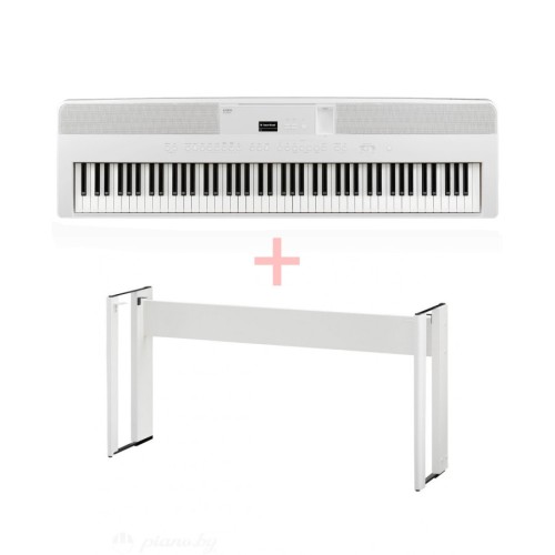 Комплект: Пианино Kawai ES-520WH + стойка Kawai HM5