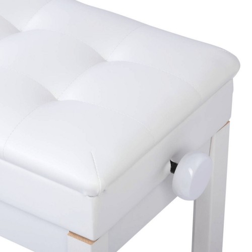 Банкетка для фортепиано KB031 White