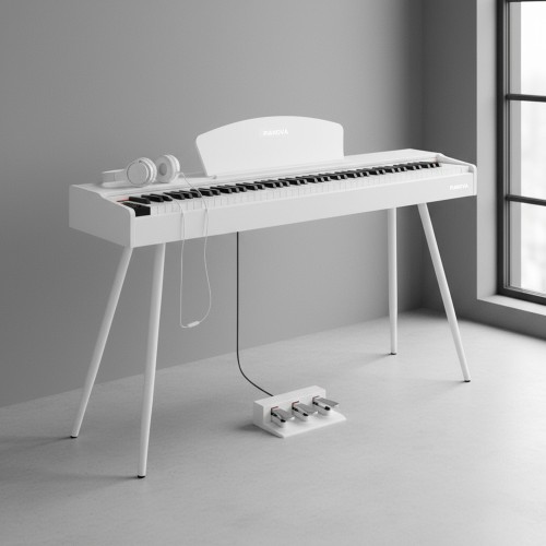 Цифровое пианино PIANOVA MA-10 WH + наушники