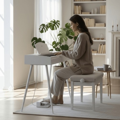 Цифровое пианино PIANOVA MA-10 WH + наушники