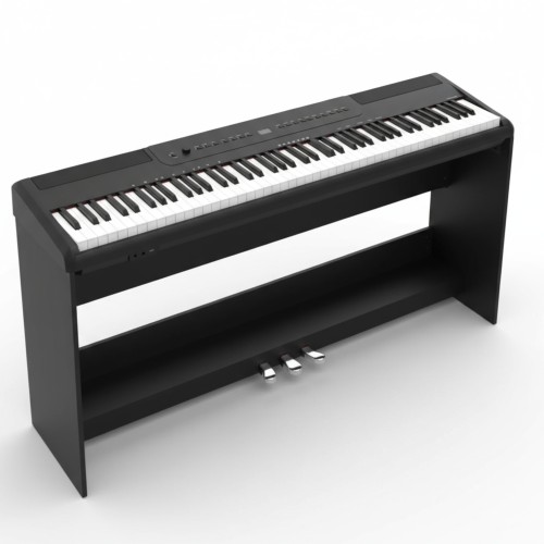 Комплект: Пианино PIANOVA MA-80 BK + Деревянная стойка + 3 Педали + Наушники