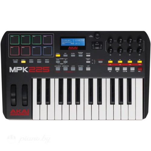 MIDI-клавиатура Akai PRO MPK225 USB-2