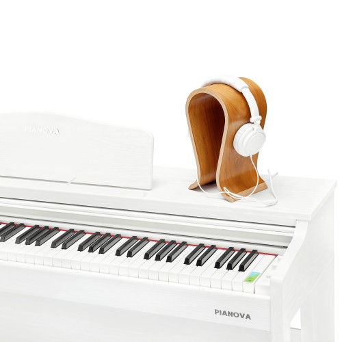 Комплект: Пианино PIANOVA MA-800 WH + Банкетка + Наушники