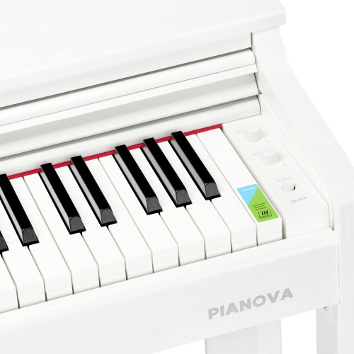 Комплект: Пианино PIANOVA MA-800 WH + Банкетка + Наушники
