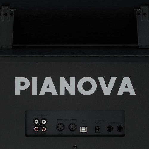 Комплект: Пианино PIANOVA MA-800 BK + Банкетка + Наушники