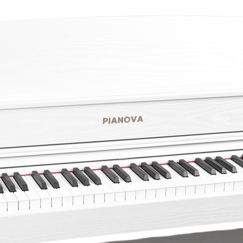 Комплект: Пианино PIANOVA MA-900 WH + Банкетка + Наушники