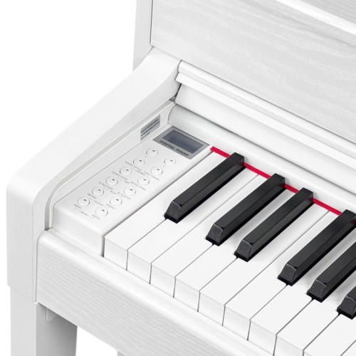 Комплект: Пианино PIANOVA MA-900 WH + Банкетка + Наушники