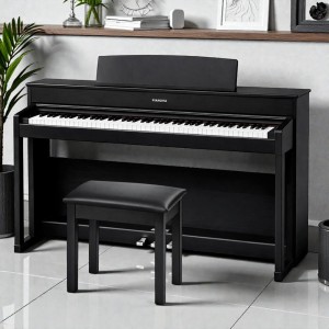 Комплект: Пианино PIANOVA MA-910 BK + Банкетка + Наушники