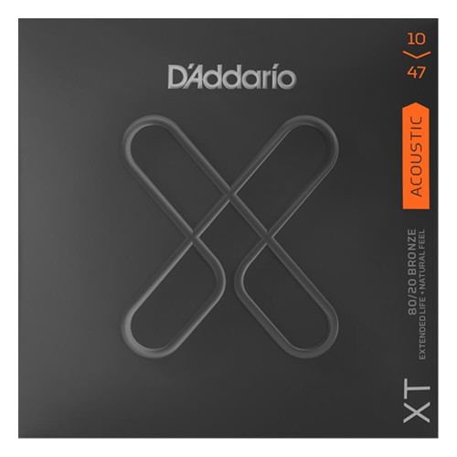 Струны для акустической гитары D’Addario XTABR1047 XT 10-47