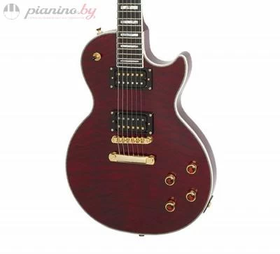Электрогитара EPIPHONE PROPHECY LES PAUL CUSTOM PLUS GX BLACK
